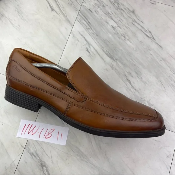 Clarks | Shoes | Clarks Mens 1 W Wide Comfort Brown Leather  display picture 1